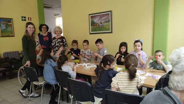 Uskrsna radionica korisnika i djece iz dječjeg vrtića „Cvrčak“ Knin